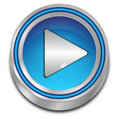 Play Button - 3D illustration