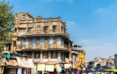 Typical buildings in Ahmedabad - Gujarat, India