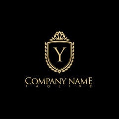 Y MODERN LETTER LOGO TEMPLATE