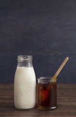 The land of Israel was flowing with milk and honey.  It was God's way of communicating the prosperity of the land.