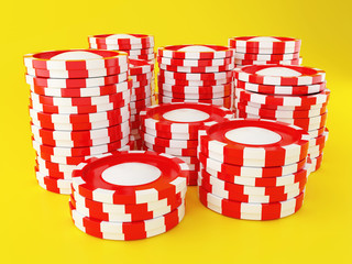 3d casino chips