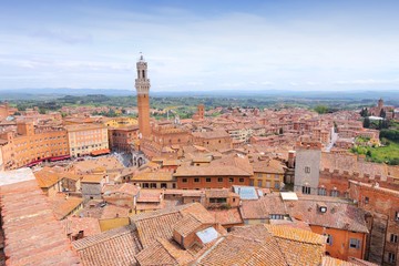 Fototapeta na wymiar Siena Old Town, Italy