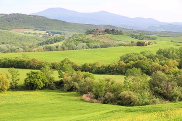 Tuscany hills landscape