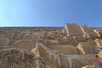 Near the pyramid