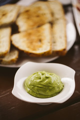 Vegan breakfast with vegetables.