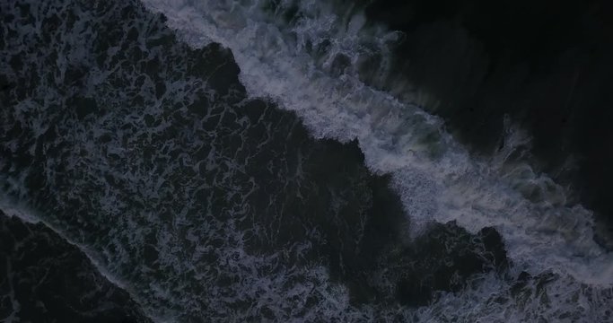 4K high quality aerial video footage of Western Cape's coast, Paternoster beach boulders, sandy sea front and Atlantic Ocean views in the background near Cape Town, South Africa on summer morning