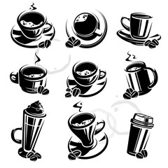 Coffee set. Vector