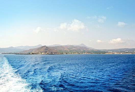 Splendida costa dell'isola di Creta, meraviglia della Grecia