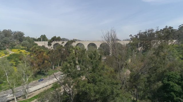 Aerial of Cabrillo Bridge