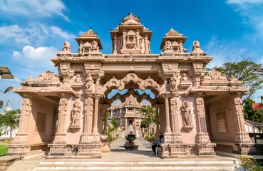 Fotobehang Borij Derasar, a Jain Temple in Gandhinagar - Gujarat, India © Leonid Andronov
