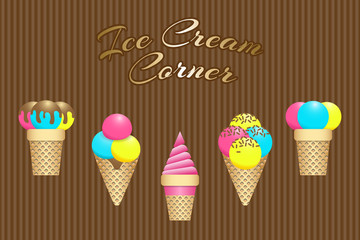 Ice cream cones