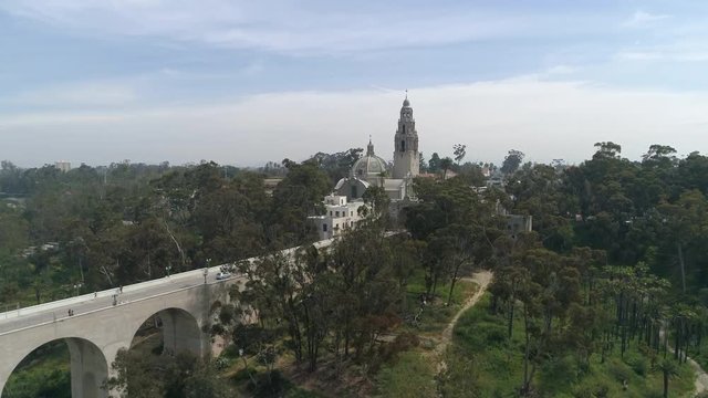The Museum of Man and Cabrillo Bridge, San Diego