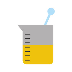 laboratory tube test icon vector illustration design