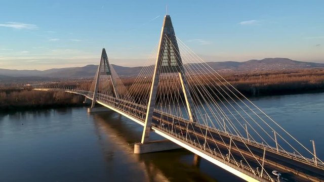 Megyeri bridge in Budapest