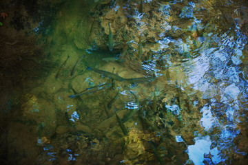 Waterfall park at Antalya, Turkey. Kursunlu selalesi