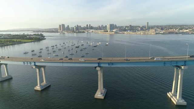 Aerial of the Coronado Bridge