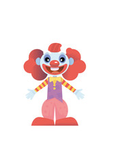 happy clown character