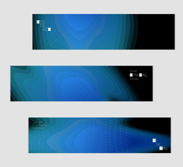 Template with Fluid gradient shape with transparent blend