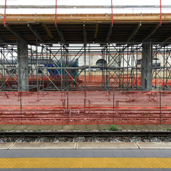 Stazione ferroviaria in ristrutturazione