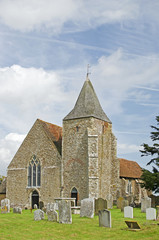 Fototapeta na wymiar A traditional English Country Church.