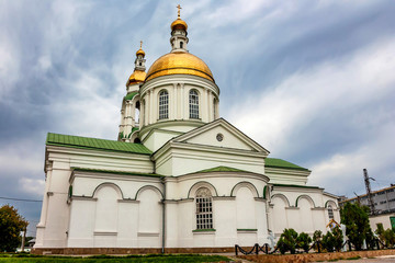 Fototapeta na wymiar Mid-Pentecostal Cathedral in Rostov-on-Don, Russia