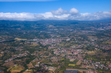 Fototapeta premium Aerial view of Costa Rica