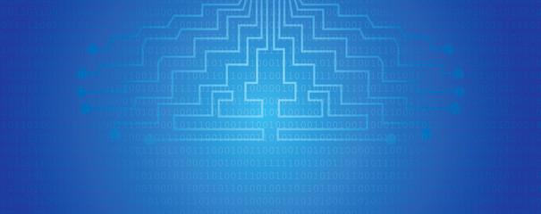 Abstract digital background with technology circuit board texture.