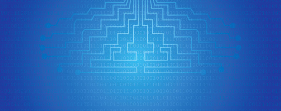 Abstract digital background with technology circuit board texture.