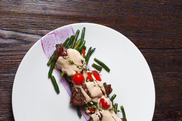 Delicious food menu
