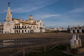 El Rocio village in Andalusia, Spain