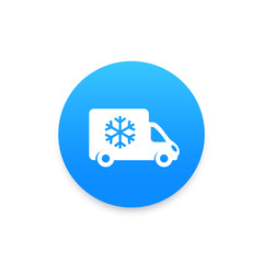 Fridge van icon