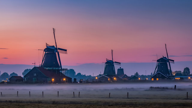 Windmills of Zaanse schans