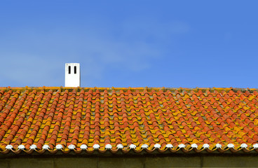 Albufeira Old Town Terracotta roof tiles