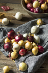 Raw Organic Assorted Pearl Onions