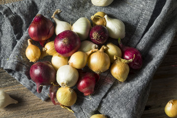 Raw Organic Assorted Pearl Onions