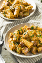 Homemade Sausage and Fennel Rigatoni