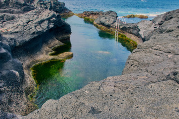 nature pool in Mosteiros Azores