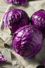 Raw Organic Purple Cabbage