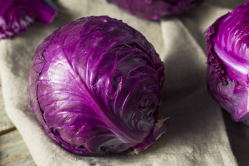 Obraz premium Raw Organic Purple Cabbage