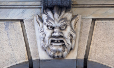 Mask of stone