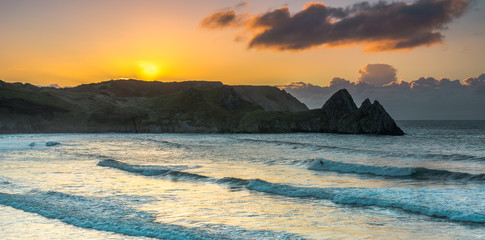 Fototapeta premium sunrise in wales