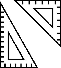 Triangle Ruler Icon
