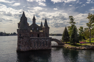 Obraz premium Boldt Castle Island in thousand islands (Canada)