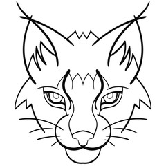 Bobcat head tattoo