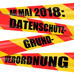 absperrband ab mai 2018 datenschutz-grund-verordnung II