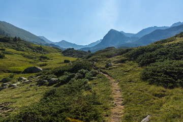 Landscape of Begovitsa River Valley, Pirin Mountain, Bulgaria