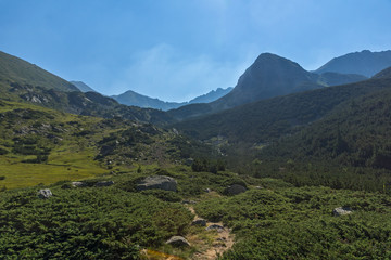 Landscape of Begovitsa River Valley, Pirin Mountain, Bulgaria