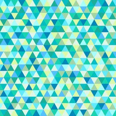 Seamless triangle pattern. Abstract geometric wallpaper of the surface. Cute background. Cute colors. Print for polygraphy, posters, t-shirts and textiles. Beautiful texture. Doodle for design