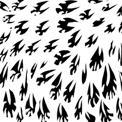 Fototapeta premium Brush stroke pattern. Watercolor.