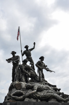 Tugu Negara Malaysia a.k.a Malaysia National Monument is a monument to commemorate for those who died during World War II and the Malayan Emergency, Kuala Lumpur, Malaysia.